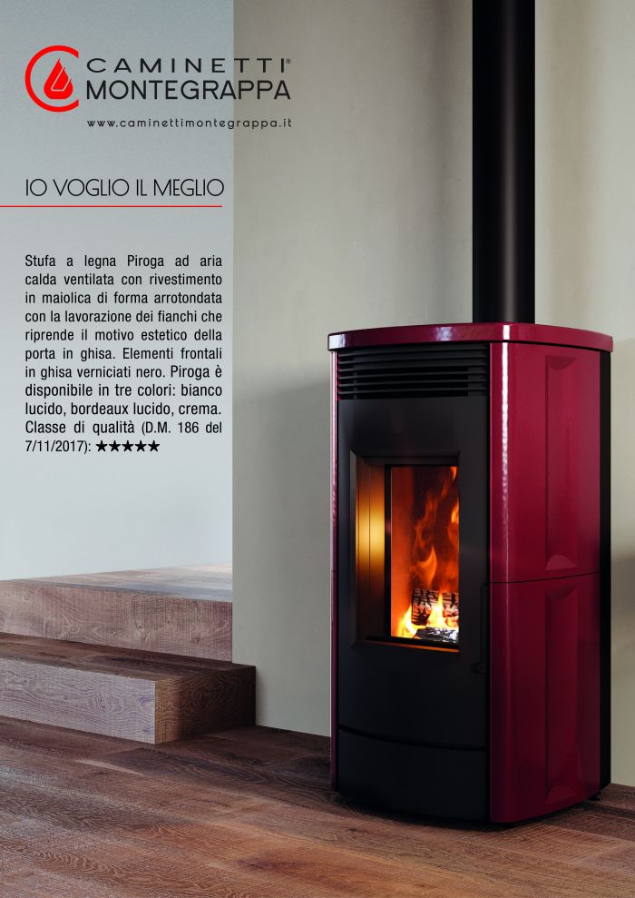 Stufa a legna Piroga 5 stelle